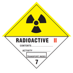 Fareseddel Radioaktiv klasse 2